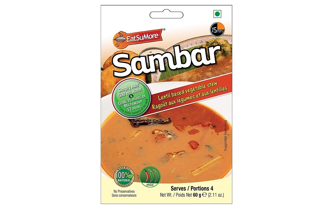 EatSuMore Sambar    Pack  60 grams